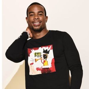 RARE EUC Peloton M Basquiat Long sleeve T